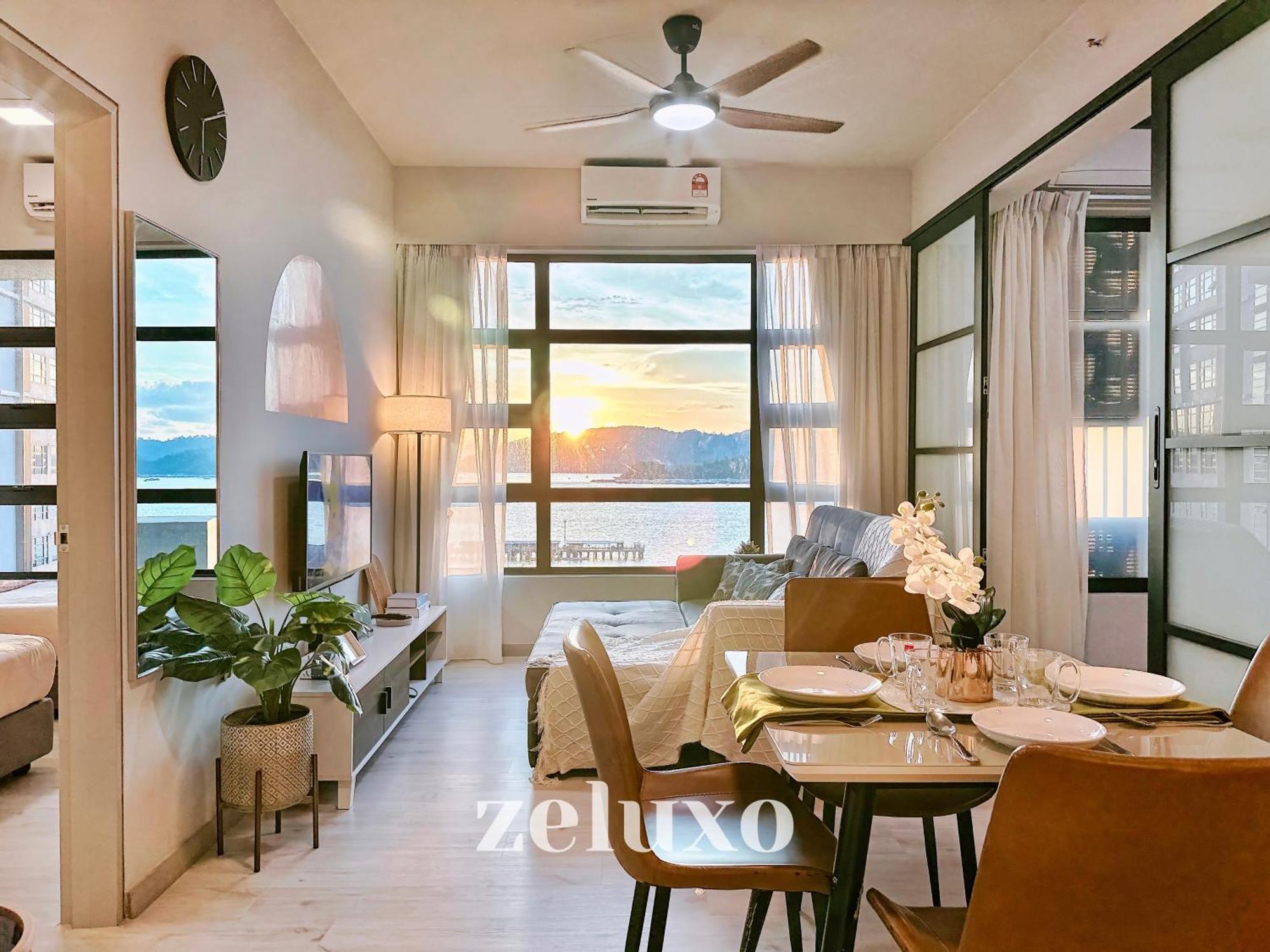 #5 Jesselton Quay City Pads Seaview By Zeluxo Kota Kinabalu Buitenkant foto