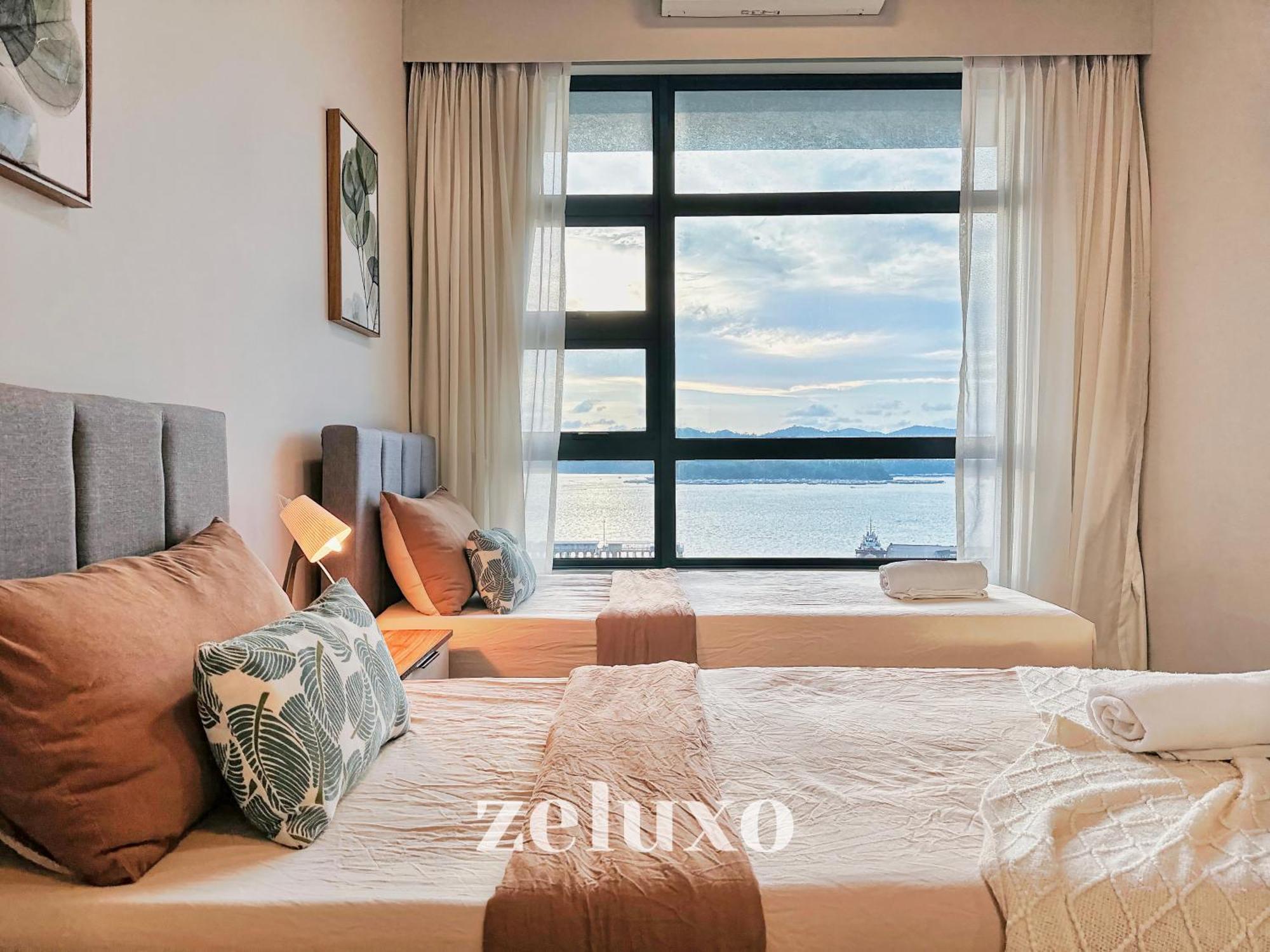 #5 Jesselton Quay City Pads Seaview By Zeluxo Kota Kinabalu Buitenkant foto