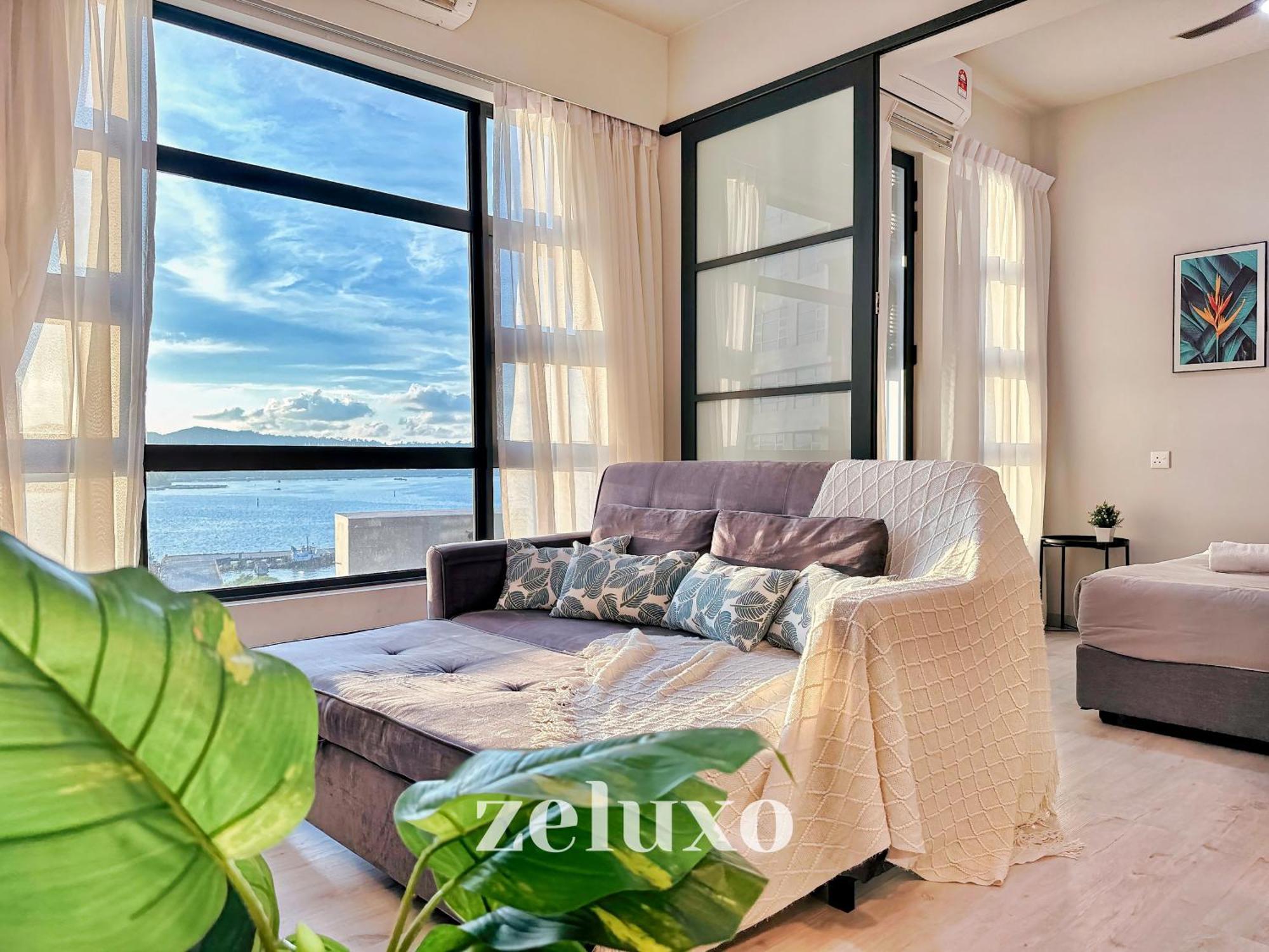 #5 Jesselton Quay City Pads Seaview By Zeluxo Kota Kinabalu Buitenkant foto