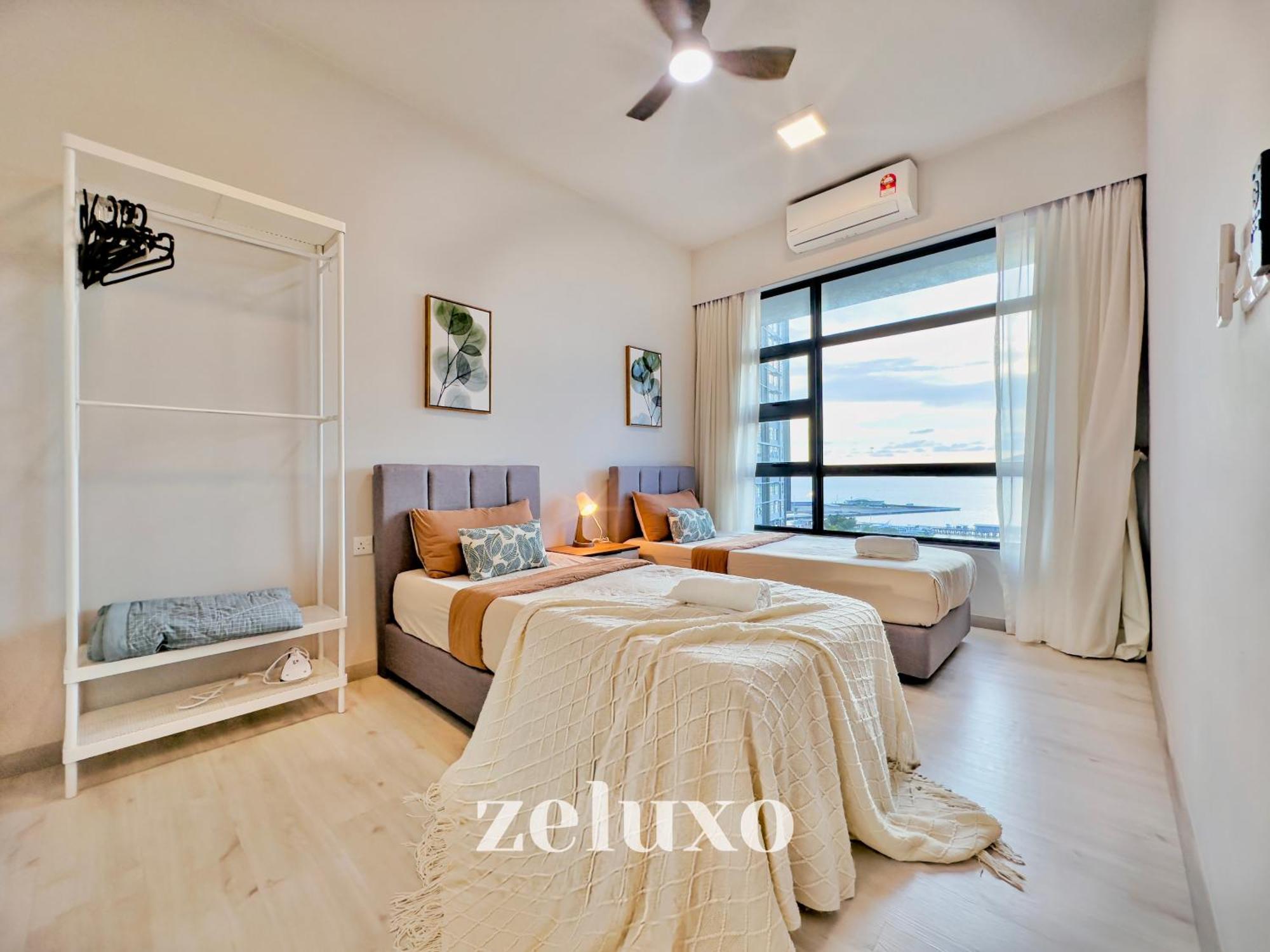 #5 Jesselton Quay City Pads Seaview By Zeluxo Kota Kinabalu Buitenkant foto